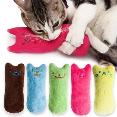 “Catnip Teeth Grinding Toy – Interactive Plush Chew & Play Toy for Cats & Kittens”