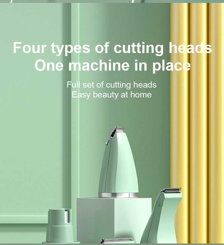 4-in-1 Pet Grooming Clipper – Low-Noise &amp; Rechargeable