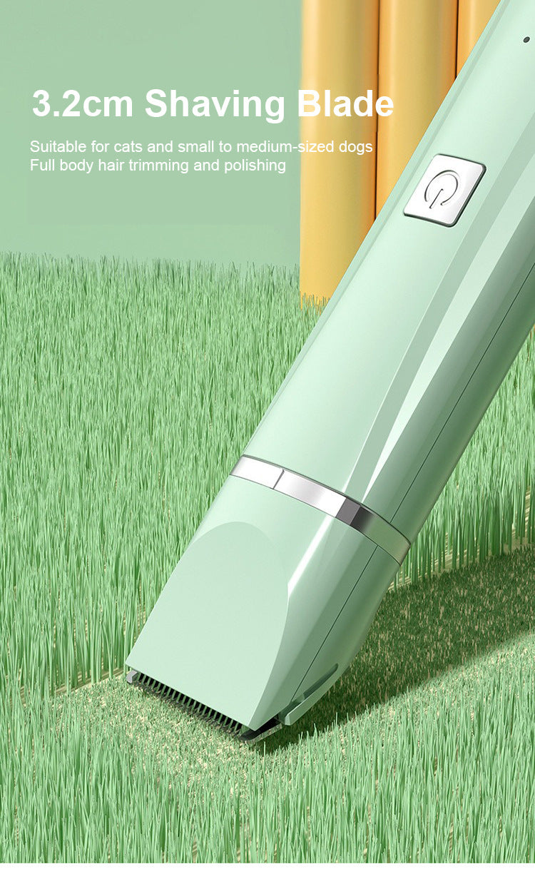 4-in-1 Pet Grooming Clipper – Low-Noise &amp; Rechargeable