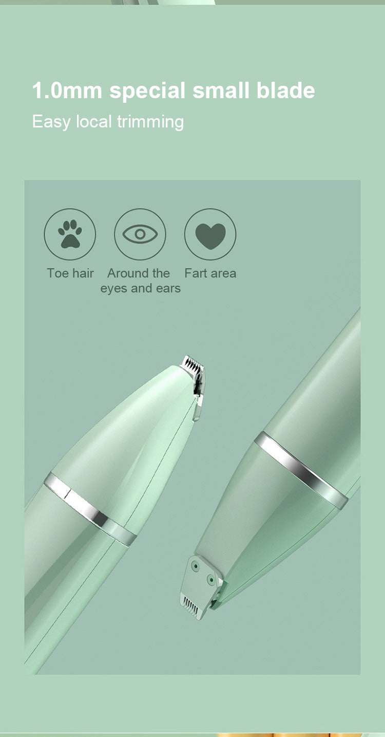 4-in-1 Pet Grooming Clipper – Low-Noise &amp; Rechargeable