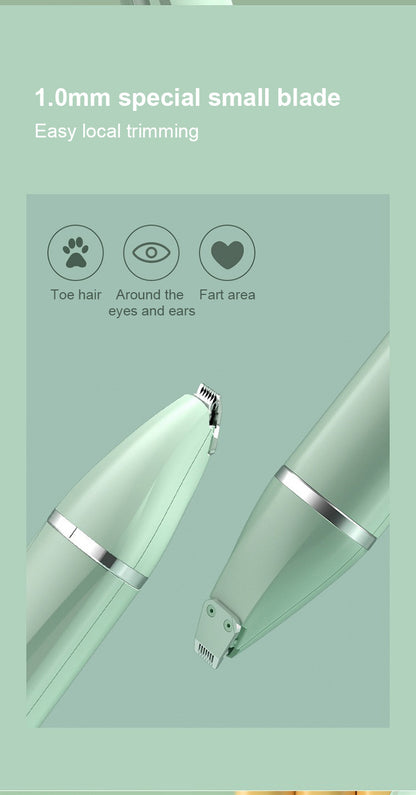 4-in-1 Pet Grooming Clipper – Low-Noise &amp; Rechargeable