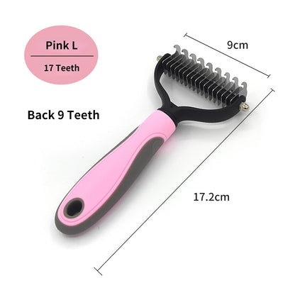 Deshedding Grooming Brush for Dogs & Cats – Pet Hair Remove