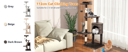 “Cat Tree Tower with Scratching Posts”