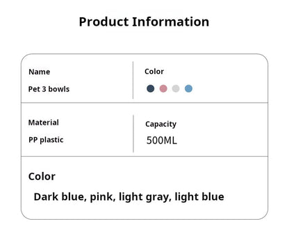 “3-in-1 Pet Bowl Set – Tilted Cat Food & Water Feeder with Gravity Bottle”