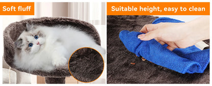 “Cat Tree Tower with Scratching Posts”
