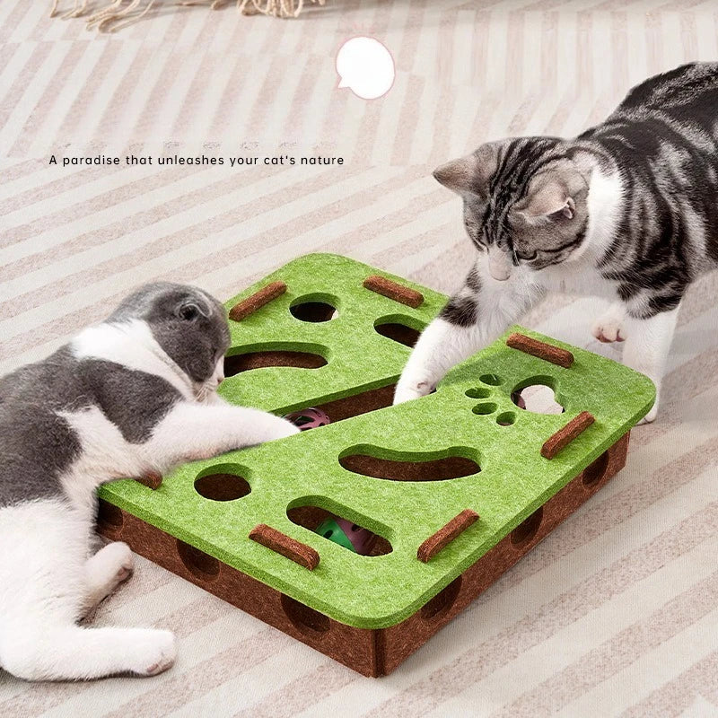 “Sisal Cat Scratching Post – Interactive Indoor Toy for Cats & Kittens”