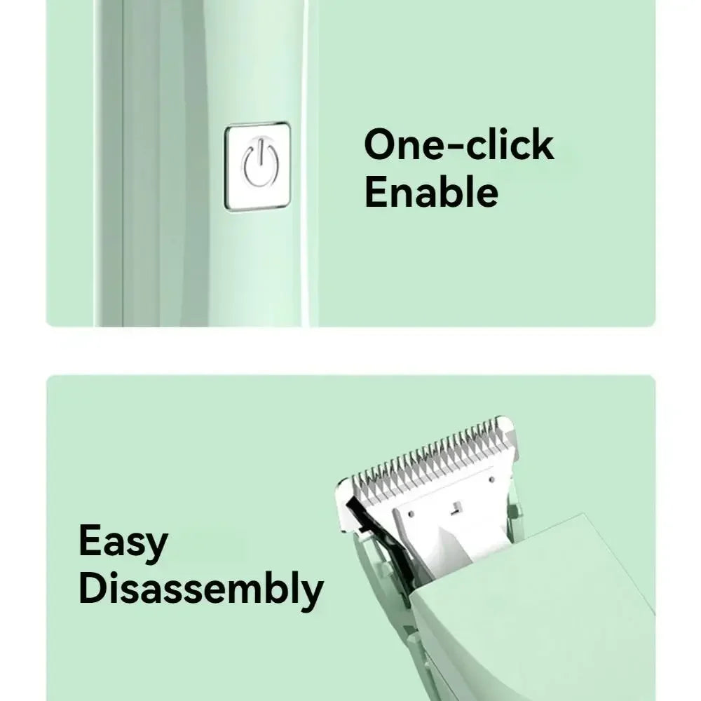 4-in-1 Pet Grooming Clipper – Low-Noise &amp; Rechargeable