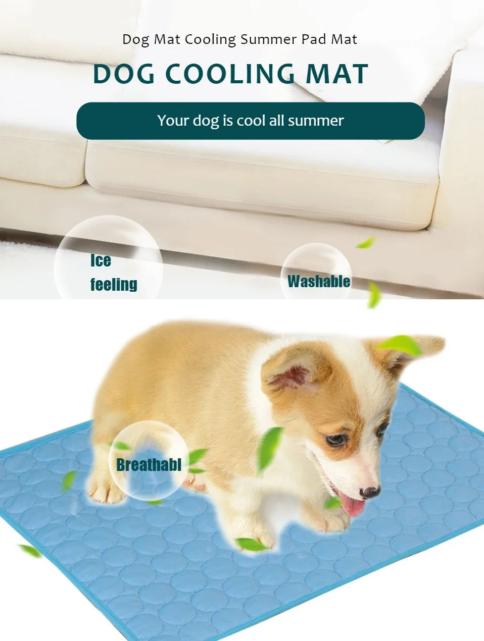 Reusable Washable Dog Pee Pad Waterproof and Absorbent