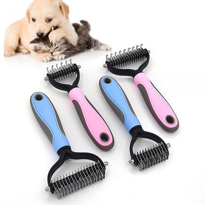 Deshedding Grooming Brush for Dogs & Cats – Pet Hair Remove