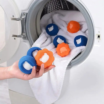 “Pet Hair Remover Balls – Reusable Laundry Lint & Fur Catcher”