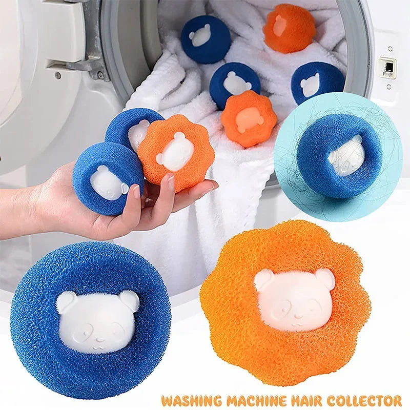“Pet Hair Remover Balls – Reusable Laundry Lint & Fur Catcher”