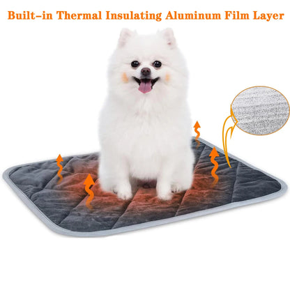 “Self-Heating Pet Pad – Extra Warm, Washable Anti-Slip Mat for Dogs & Cats”